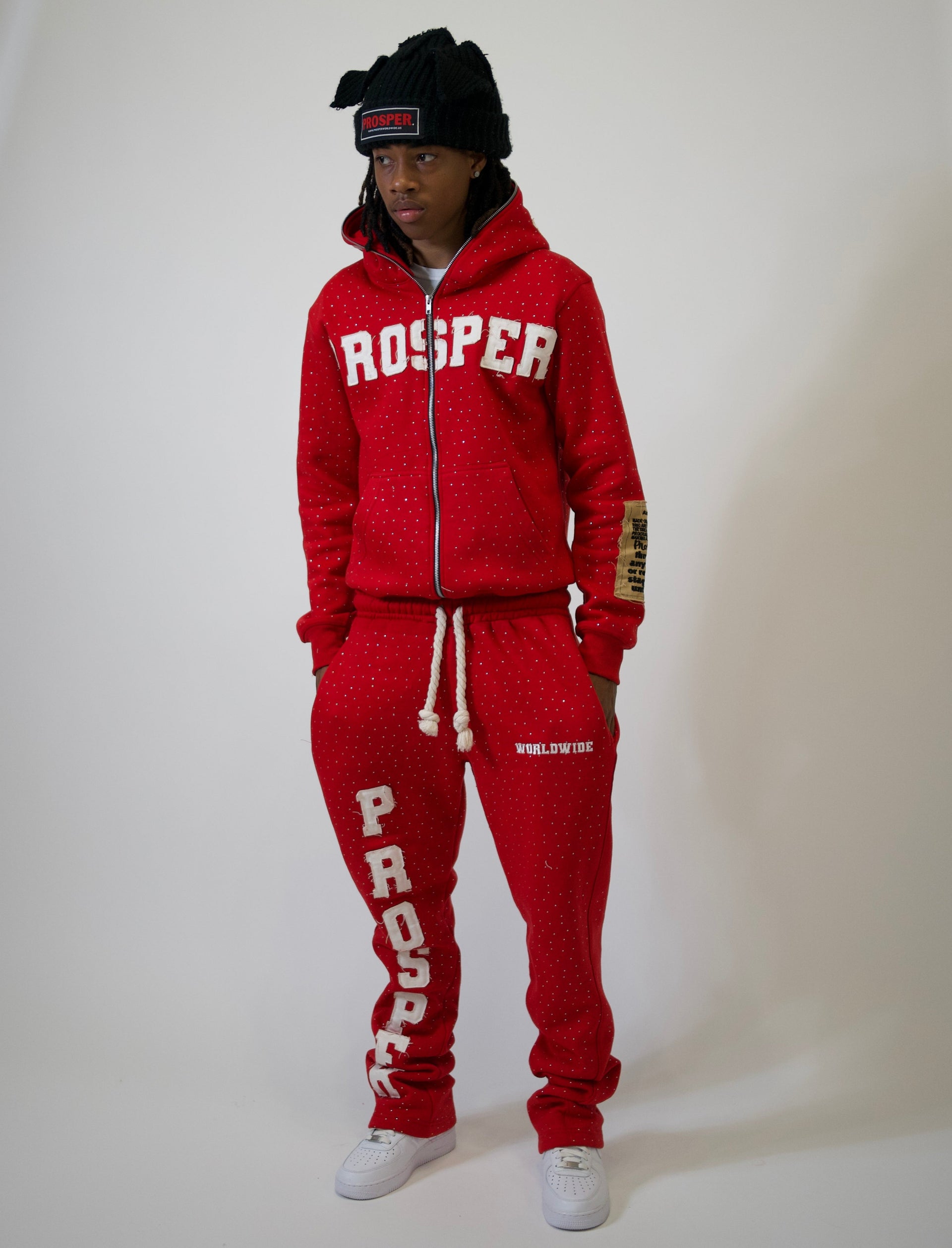 "FIRE RED" SWEATSUIT