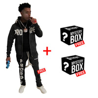 BLACK JACKET + FREE PANTS + FREE ITEM
