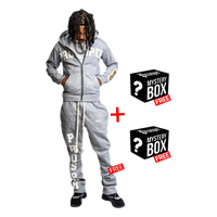 GRAY JACKET + FREE PANTS + FREE ITEM