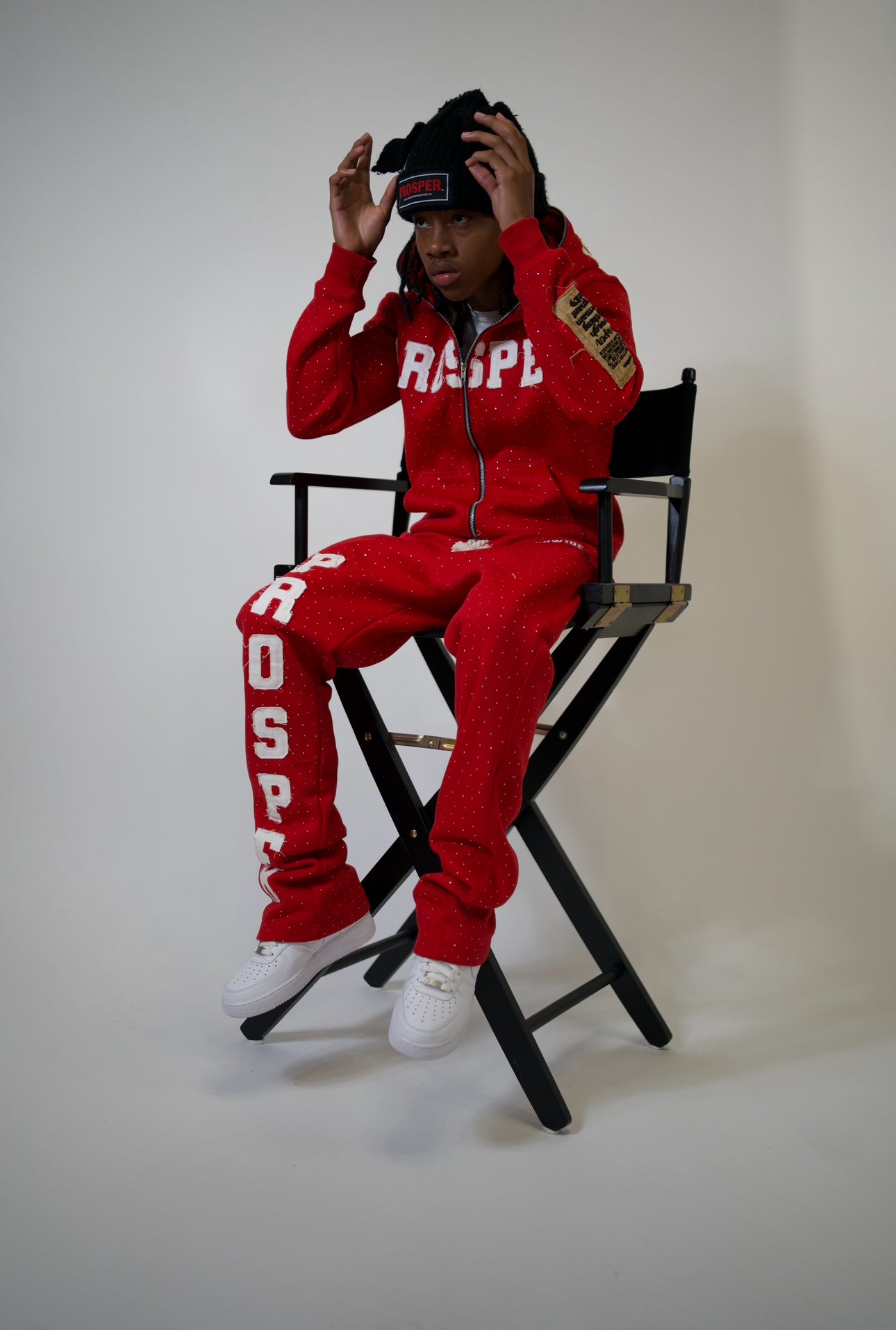 "FIRE RED" SWEATSUIT
